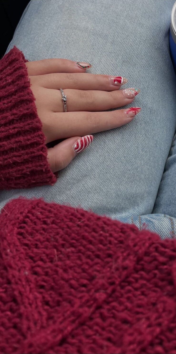Festive Candy Cane Accents