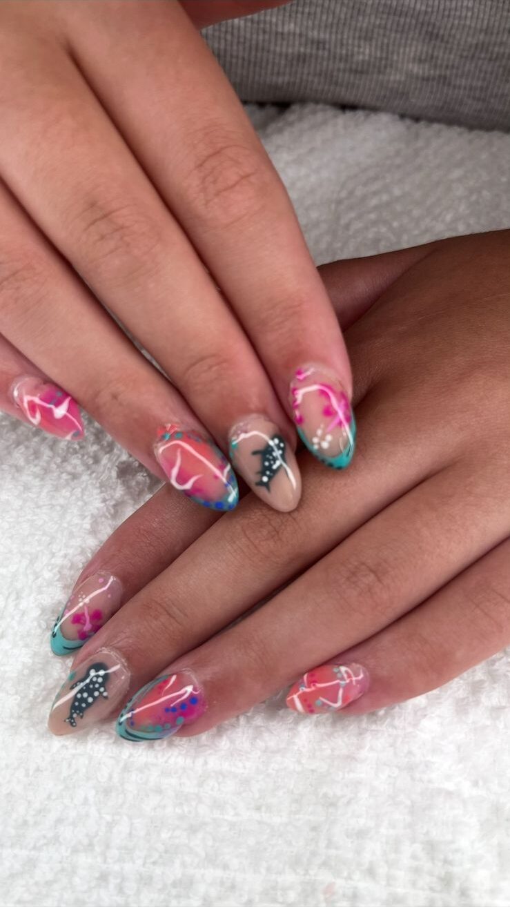 Hand Painted Abstract Set