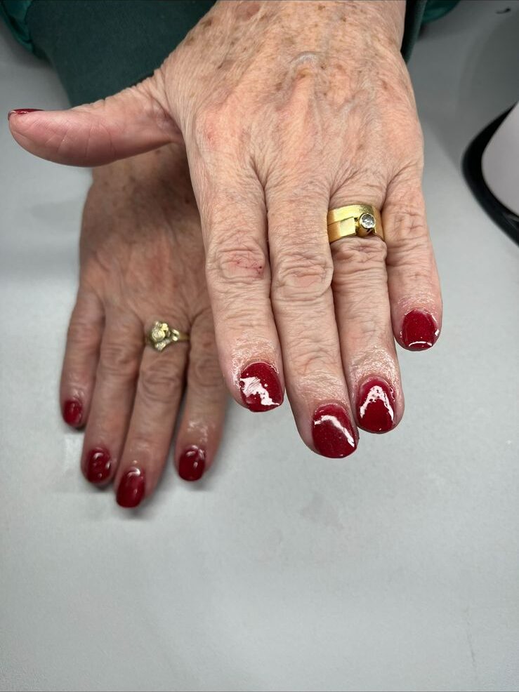 Rich Red Gel Manicure
